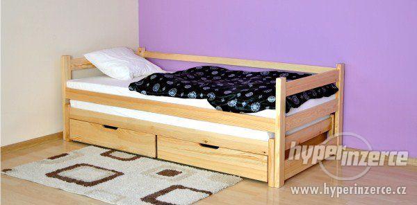 Dětská postel s výsuvným lůžkem z masívu - foto 2