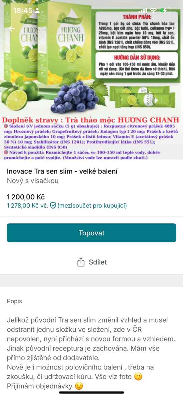 Inovace Tra sen slim  - foto 3