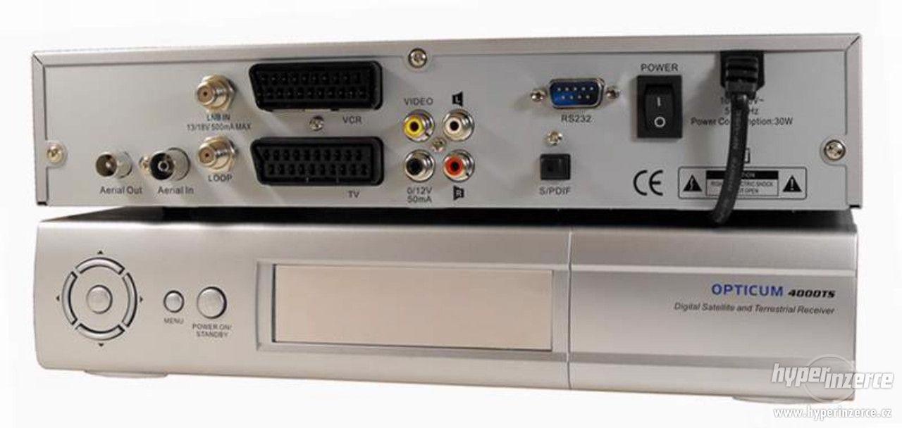 Opticum 4000 TS pro příjem  DVB-S a DVB-T - foto 1