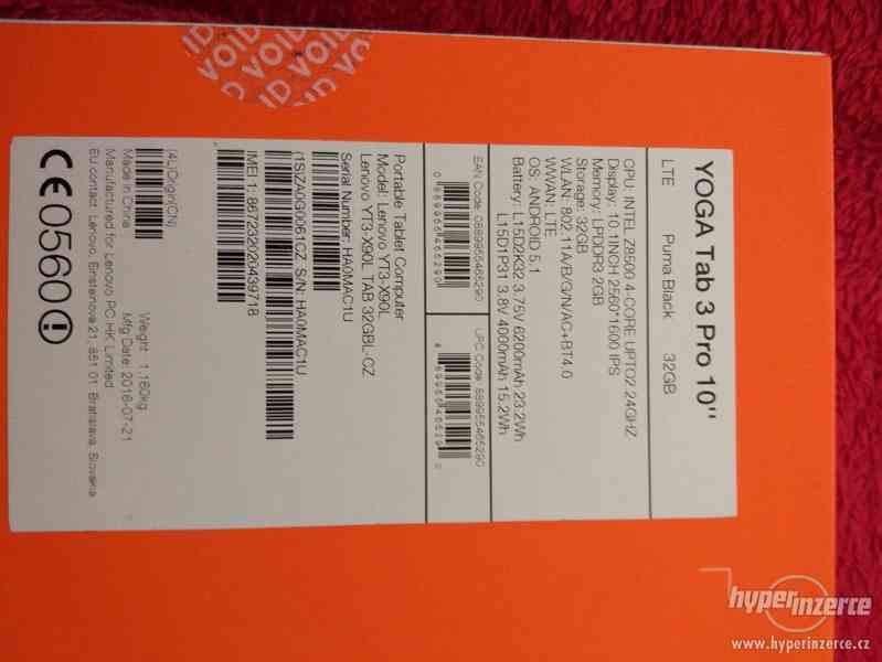 Tablet Lenovo Yoga Tab 3 Pro 10" 32GB - foto 5