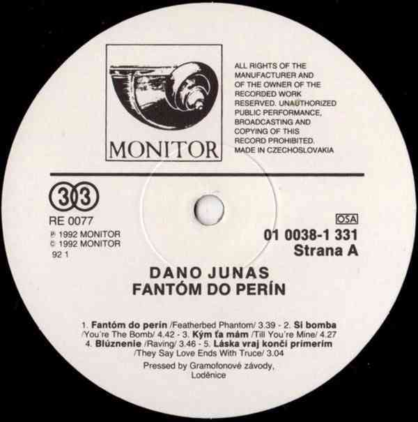 Dano Junas - Fantóm do perín  (LP)  - foto 3