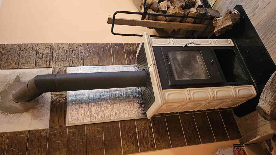 Krbová kamna THORMA BORGHOLM KERAMIK cappuccino - foto 3