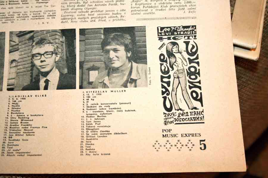 9x POP MUSIC EXPRES (1968) - Kája Saudek - NEJLEVNĚJI !!! - foto 12