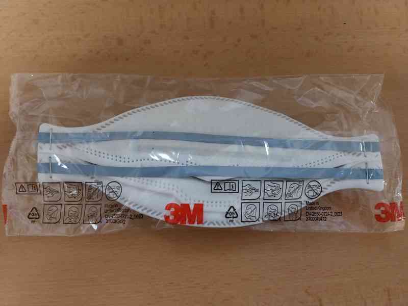 Ochrana s výdechovým ventilkem 50 ks - foto 2