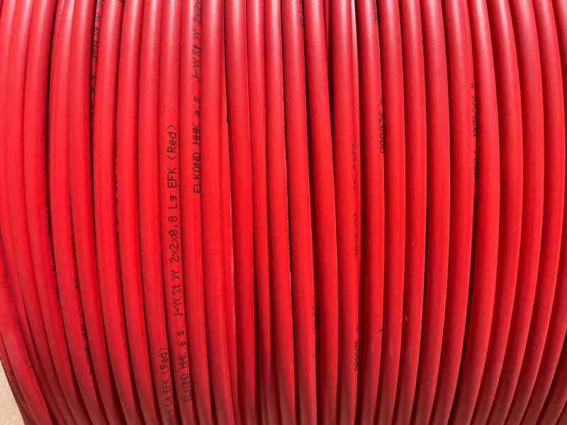 Kabel J-Y(St)Y 2x2x0,8 Lg EFK (Red) - foto 3
