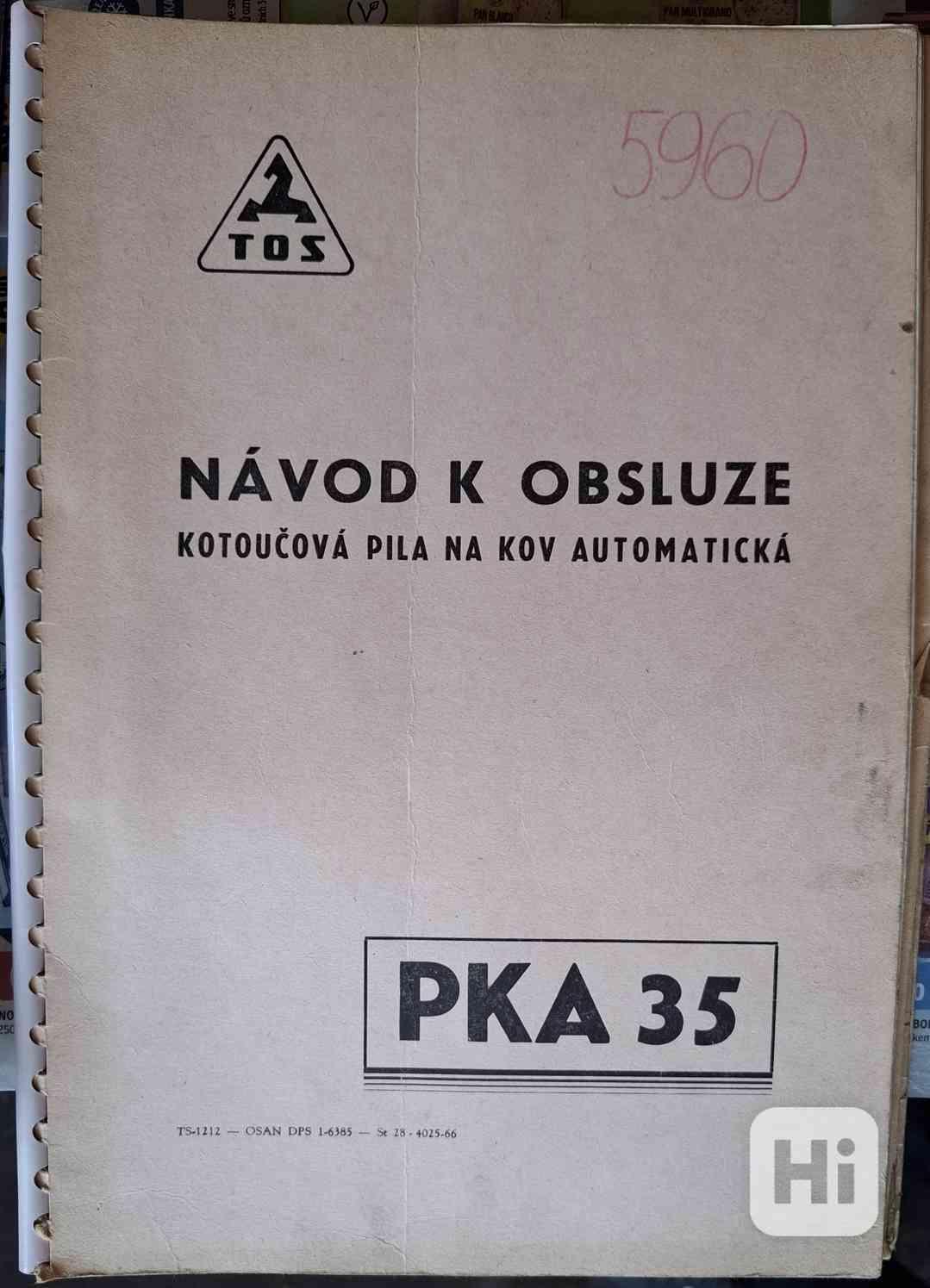 Návod pily PKA-35 - foto 1