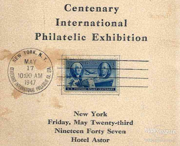 Pozvánka, výstava, New York 1947 - foto 1