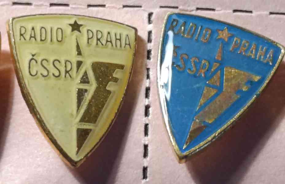 Sada šesti sběratelských odznaků Radio Praha ČSSR - foto 3