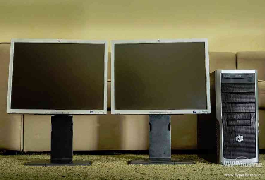 Sleva PC sestava Win10 64bit a dva 20" monitory - foto 1