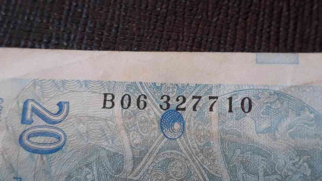  20 Kč 1994 série B06 327710  - foto 3