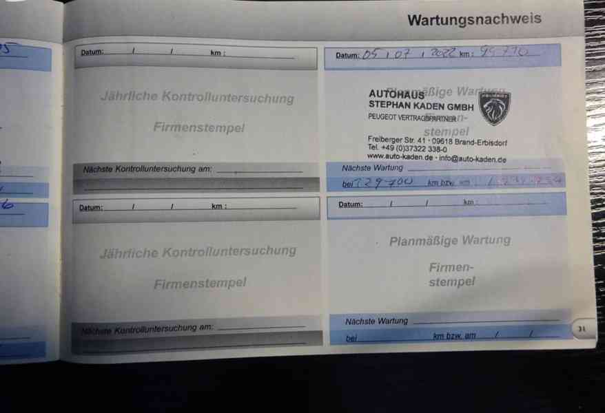 Peugeot 308 1.6i r.v.2010 serviska STK:9/2027 - foto 28