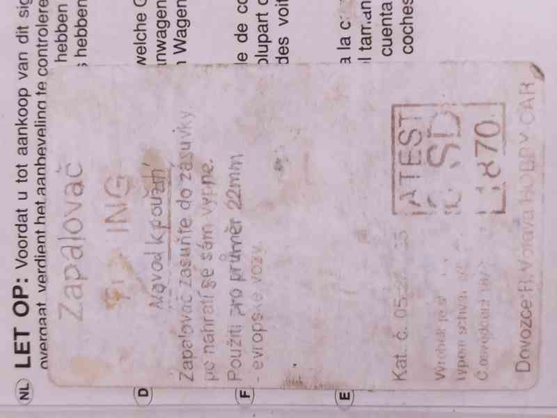 ZAPALOVAČ DO AUTA  - foto 8