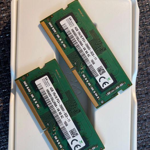 2 x Hynix RAM DDR4, 4GB, Notebook, PC4-2400T, SO-DIMM - foto 1