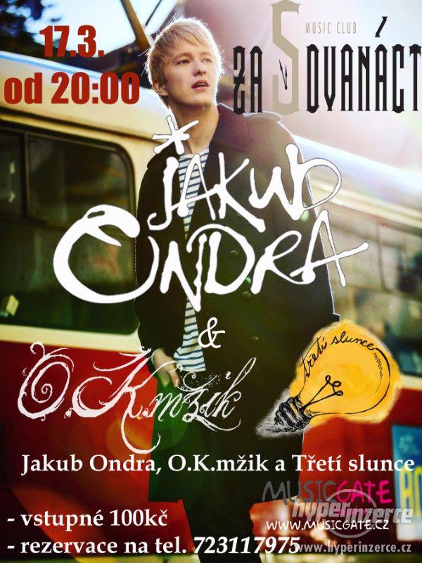 Pozvánka na koncert Jakuba Ondry - foto 1