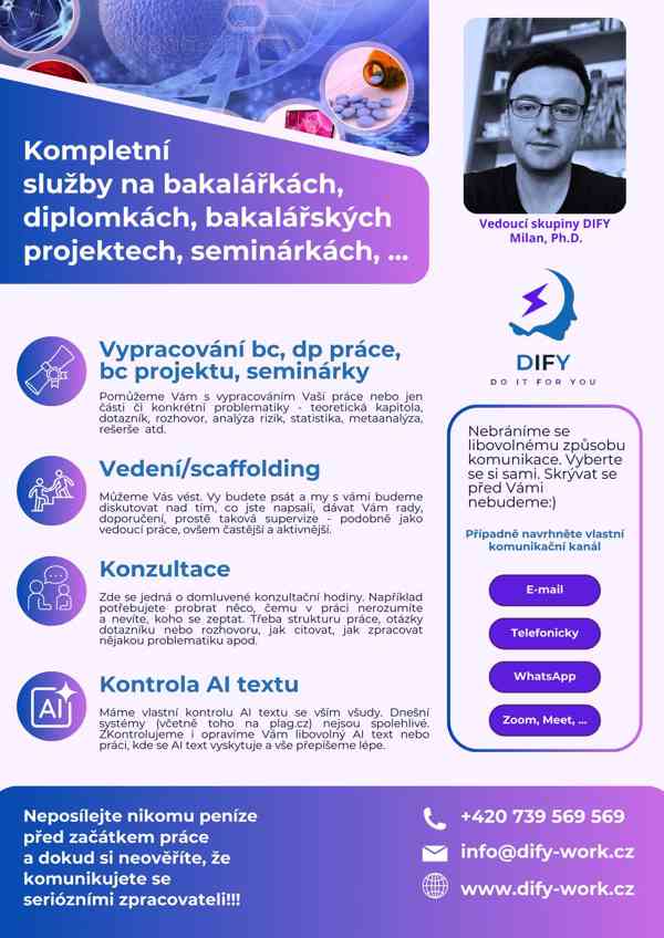 Bakalářské, diplomové či seminární práce