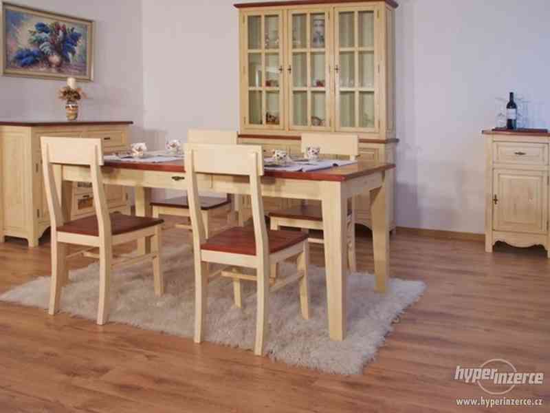 Židle z masivu, dřevěná židle z borovice - foto 2