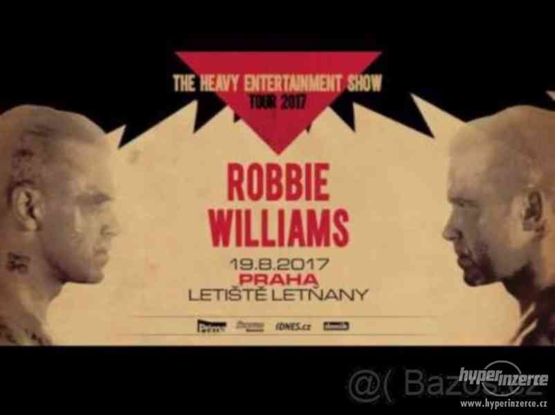Vstupenky na Robbieho Williamse 19.8.2017 - Praha-Letňany - foto 1