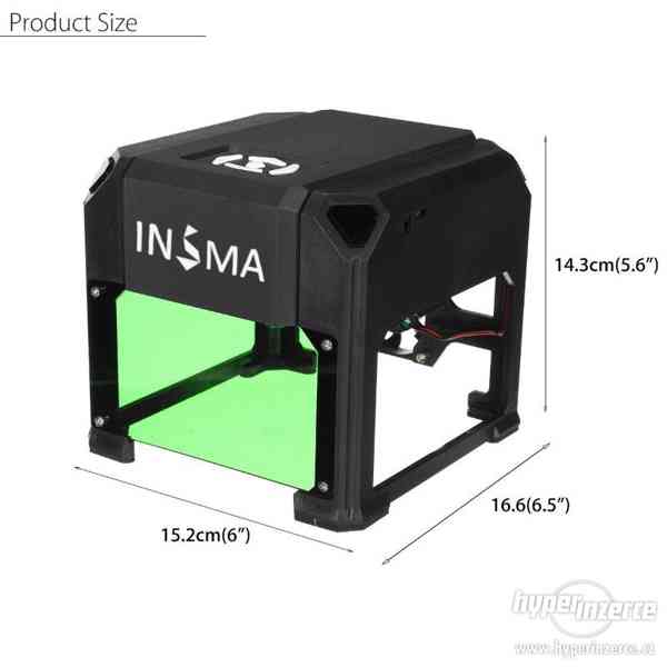 Stolní mini laser 1.5W - foto 2