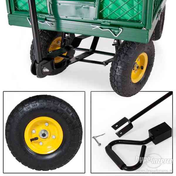 Multifunkční zahradní vozík s nosností až 550 kg - foto 4