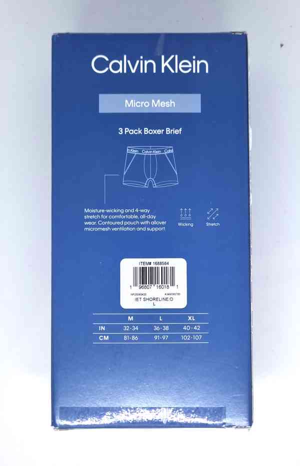 CALVIN KLEIN 3 Pack Boxer Brief L / Shoreline - foto 2