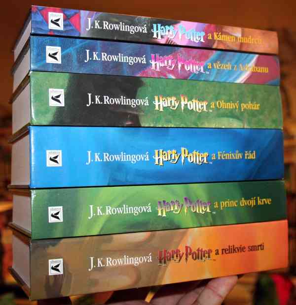 6x HARRY POTTER - pevná vazba, luxusní stav - LEVNĚ!!! - foto 2