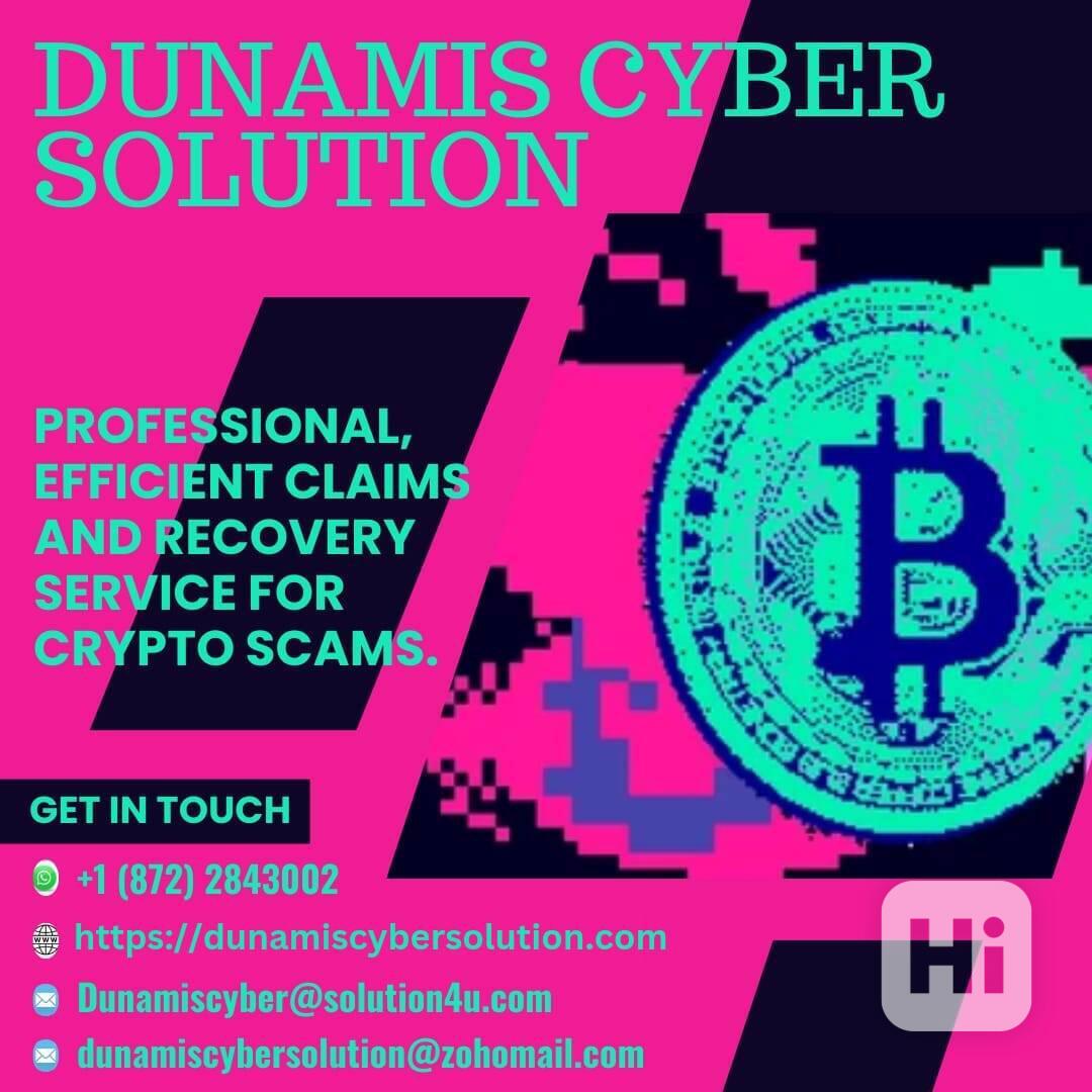 DUNAMIS CYBER SOLUTION TO RECOVER  HACKED FUNDS, BITCOINS - foto 1