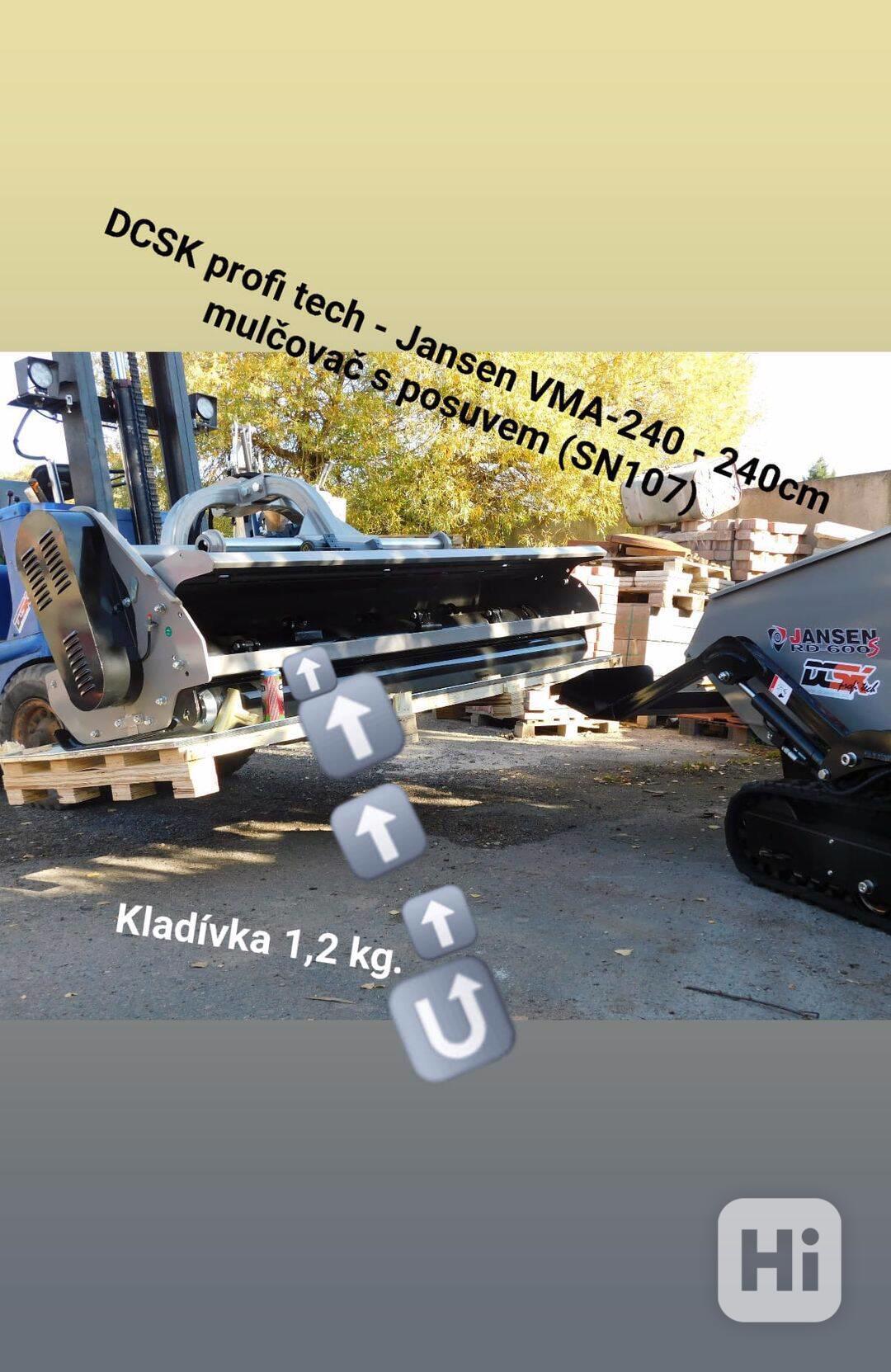 DCSK profi tech - Jansen VMA-240 - 240cm mulčovač s posuvem  - foto 1