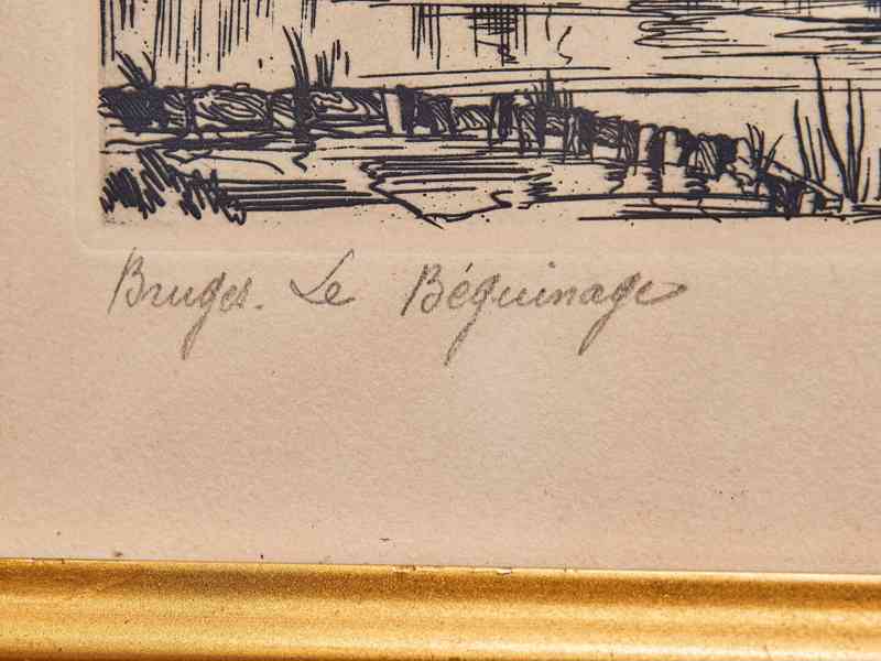 Bruggy – dvojice originálních kreseb tuší od Y. Briarna, kol - foto 5