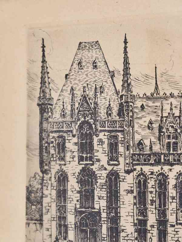 Bruggy – dvojice originálních kreseb tuší od Y. Briarna, kol - foto 8