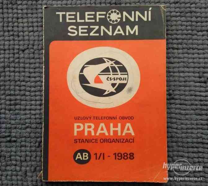 Telefonní seznam Praha Organizace do roku 1989 - foto 1