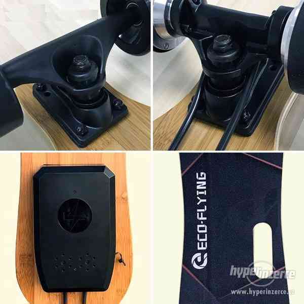 Nový elektro Longboard | 20km/h | dva HUB motory!! - foto 3