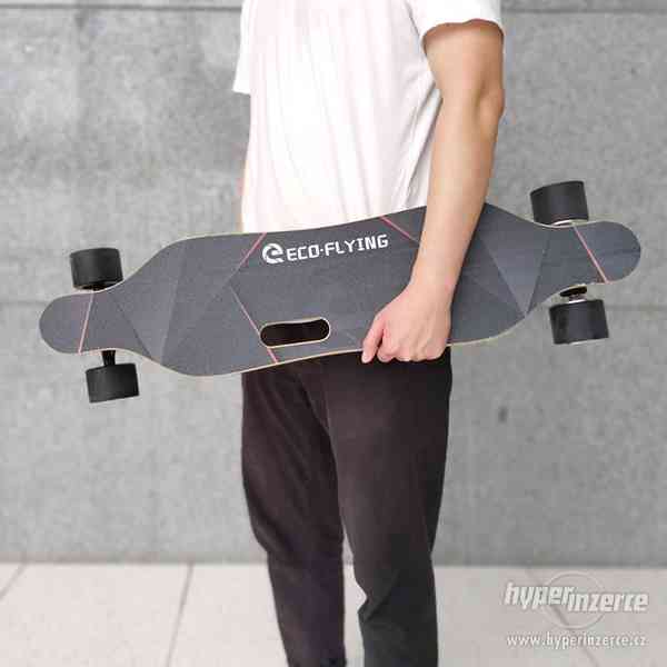 Nový elektro Longboard | 20km/h | dva HUB motory!! - foto 5