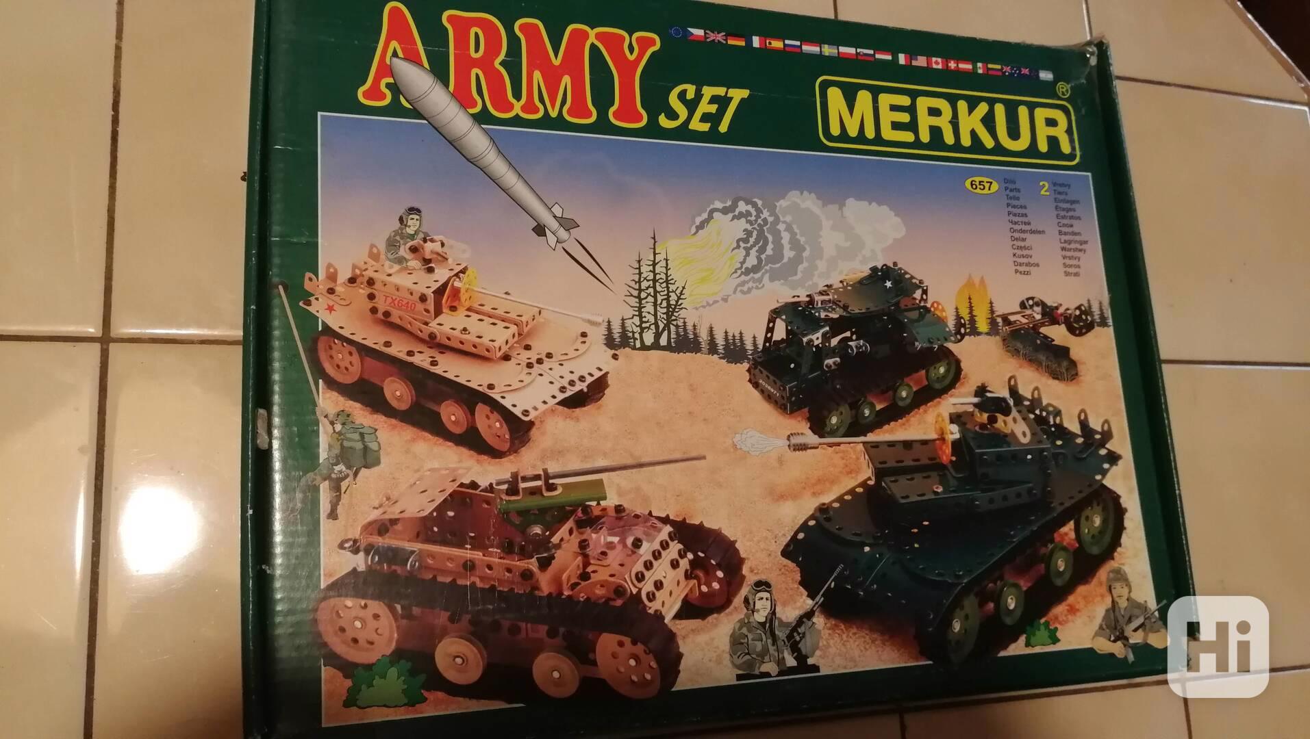 Stavebnice Merkur Army - foto 1