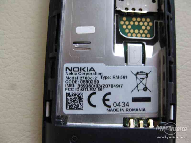 Nokia 2700c - plně funkční mobilní telefon z r.2009 - foto 13