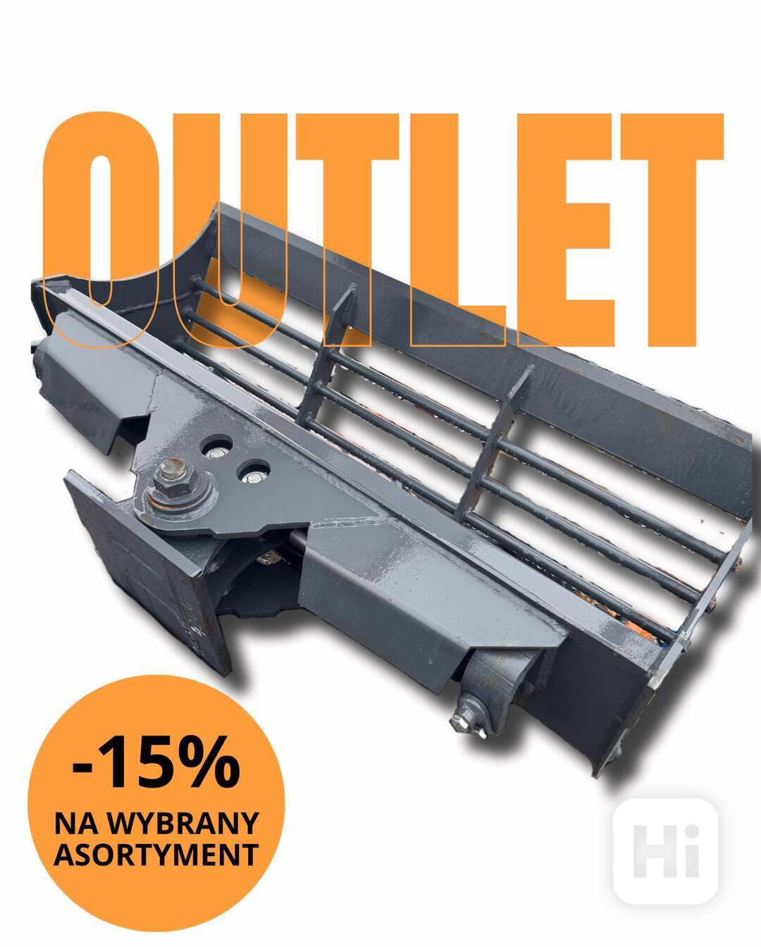 Hydraulická lžíce s otvory 120 cm  2,6–3,5 t — bez upevnění  - foto 1