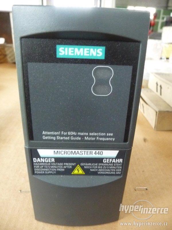 Frekvenční měnič Siemens Micromaster 440 - foto 1