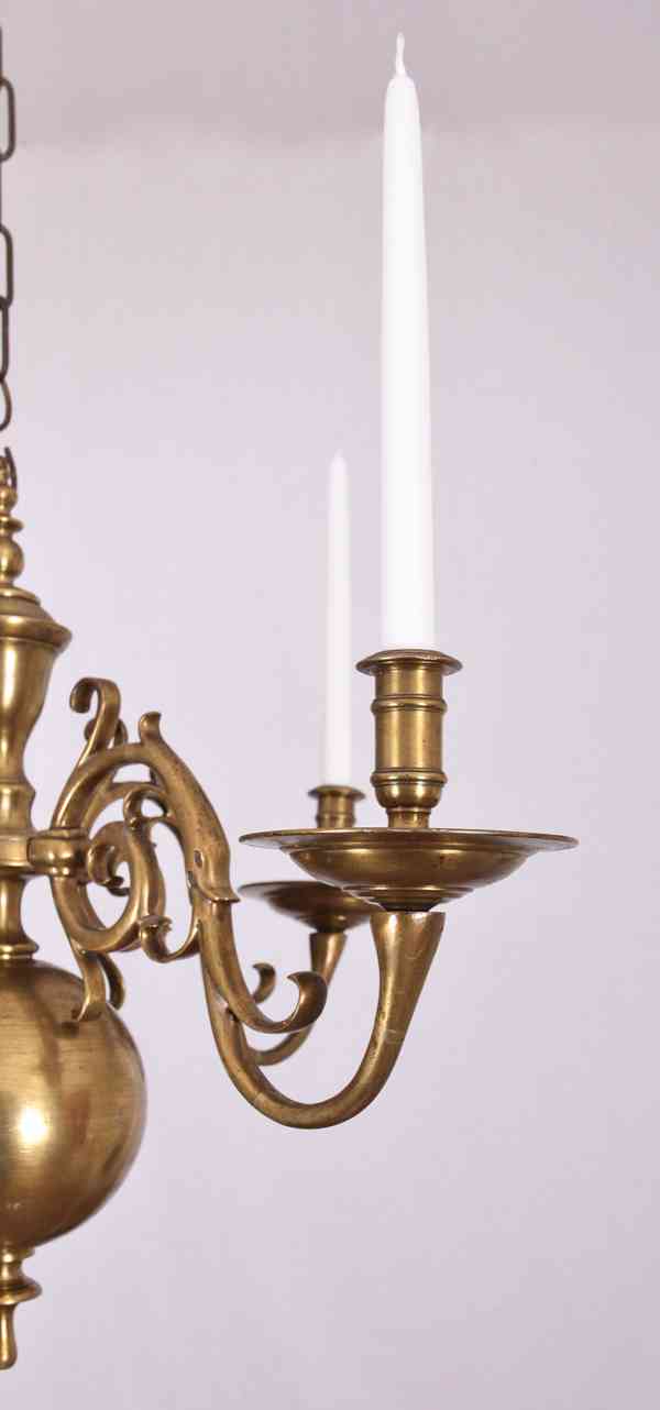 Párové lustry na svíčky. Bronz - foto 3