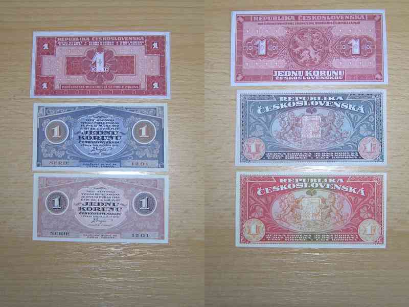 RU,ČSSR , ČSR- nevydanné bankovky , návrhy oboustranná kopie - foto 10