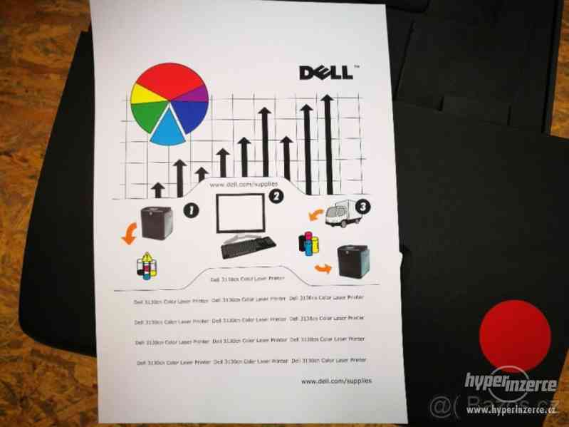 SLEVA - Barevná laserová tiskárna‎ Dell 3130CN (A4, A5, B5) - foto 3