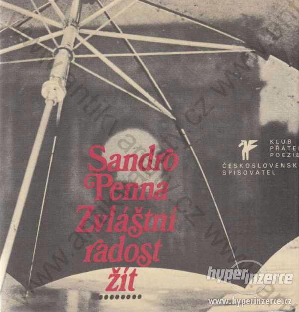 Zvláštní radost žít.... Sandro Penna 1986 - foto 1