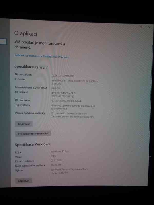 HERNÍ PC INTEL i5-8600, 16GB RAM, GTX 770, 2x SSD, WIN10 PRO - foto 7