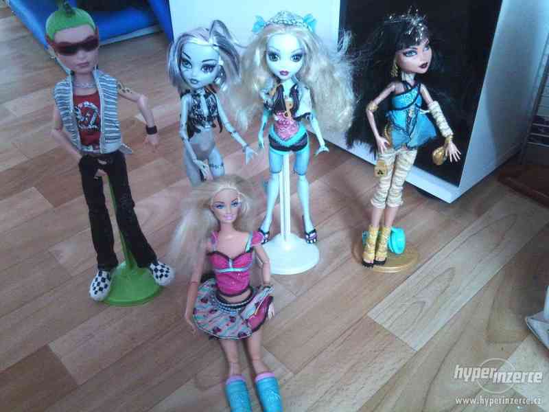 Monster High,Barbie - TOP stav!! - foto 1
