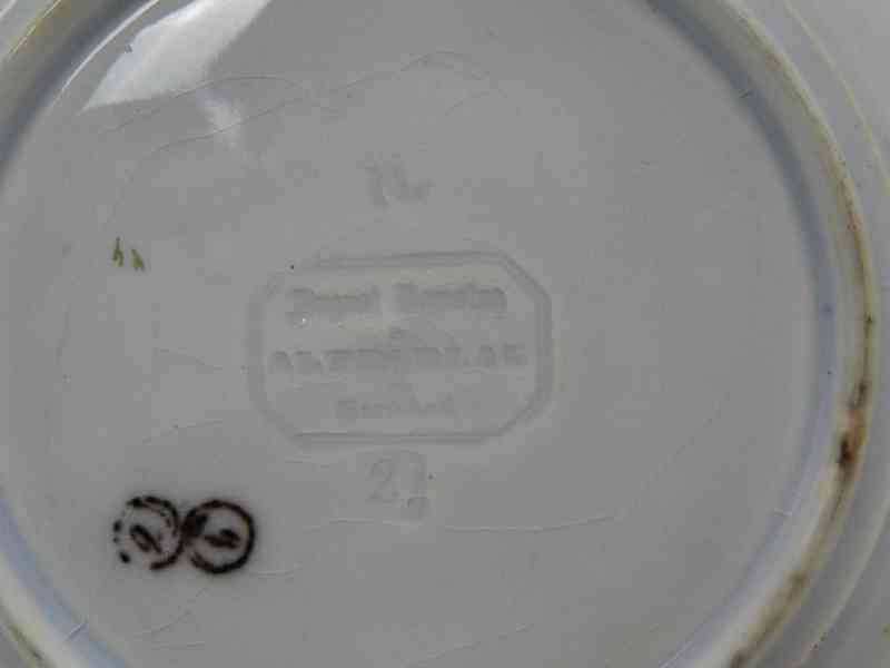 Dekorační hnědý Talíř A. Nowotny Altrohlau Stará role 19cm - foto 6