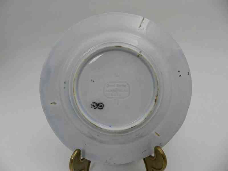 Dekorační hnědý Talíř A. Nowotny Altrohlau Stará role 19cm - foto 5