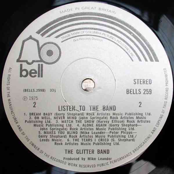 The Glitter Band – Listen To The Band (LP) - foto 5