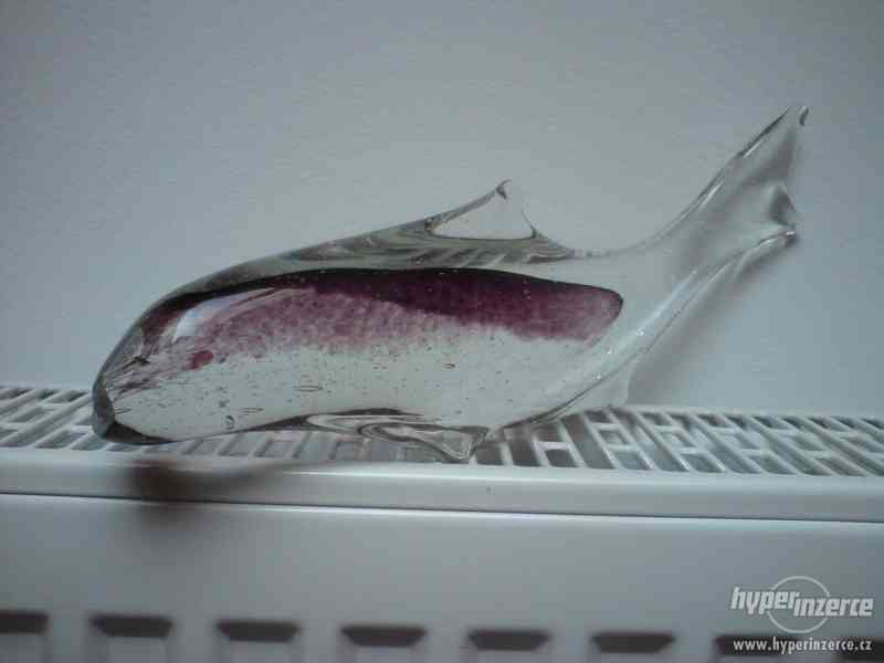 Ryba z hutního skla - foto 1