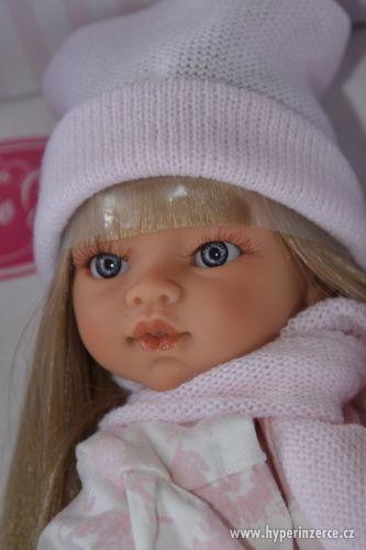 Realistická panenka Emily abrigo - světlé vlásky - foto 1