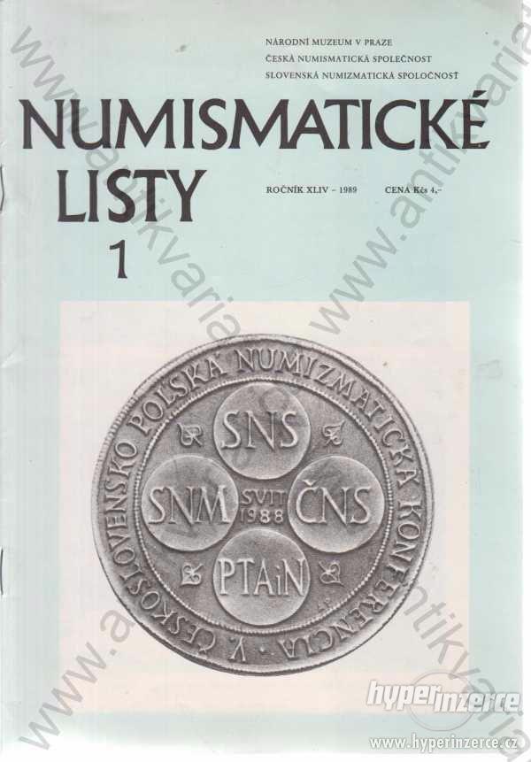Numismatické listy 5 sv. ročník XLIV 1989 - foto 1