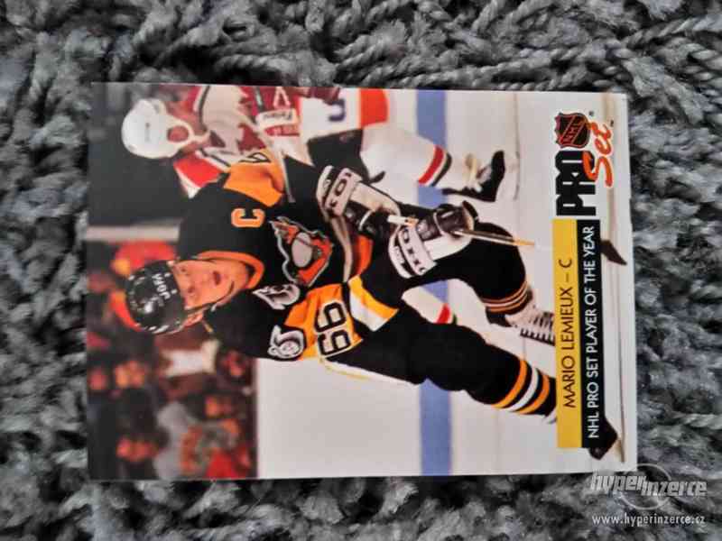 Mario Lemieux NHL kartička