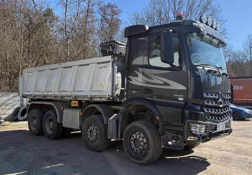 Sklápěč MB AROCS 8x4 MEILLER Bordmatic / elektr. plachta - foto 2